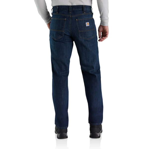 Carhartt FR Rugged Flex Straight Fit 5 Pocket Jean in Indigo